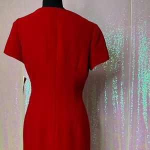 Liz Claiborne Red Sheath Dress